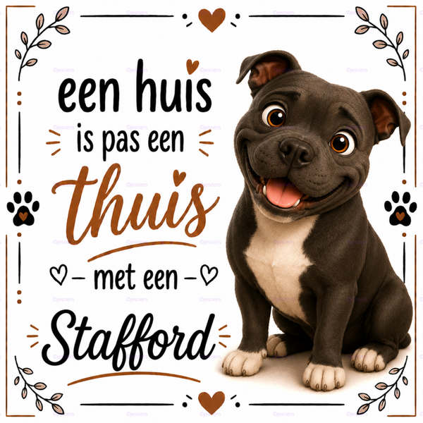 Honden tegel Stafford