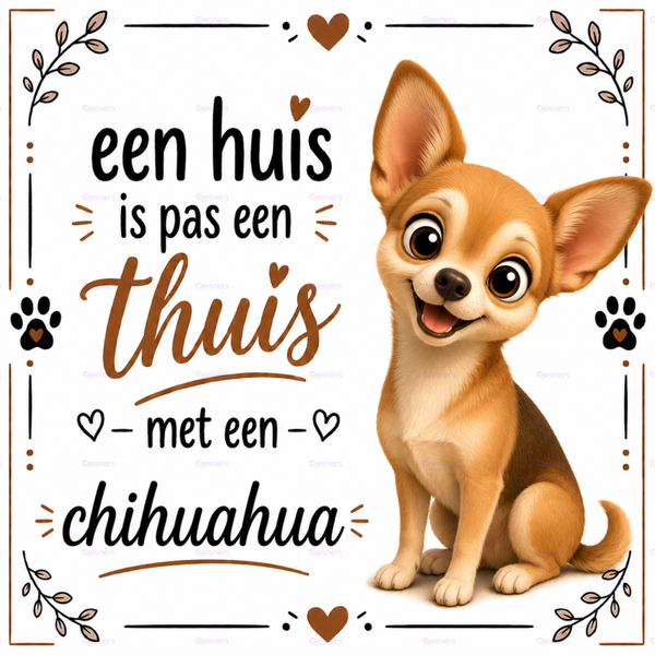 Honden tegel Chihuahua