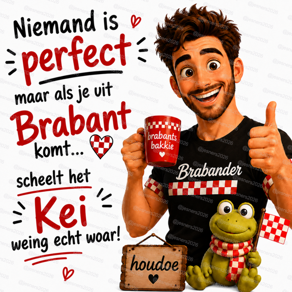 Niemand is perfect.... man