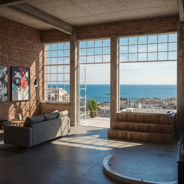 Roof top apartment with Jakuzzi