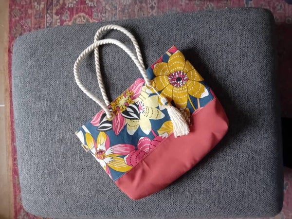 Sac épaule avec sangles en corde