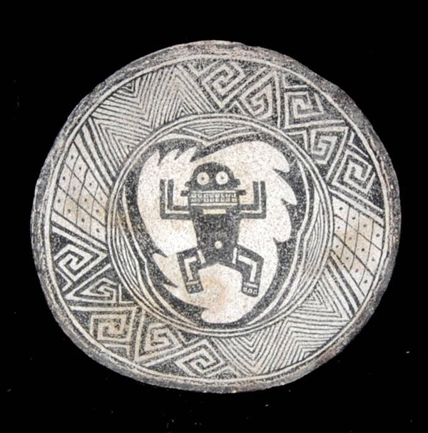 Anasazi / Mimbres Corn Deity Bowl Replication