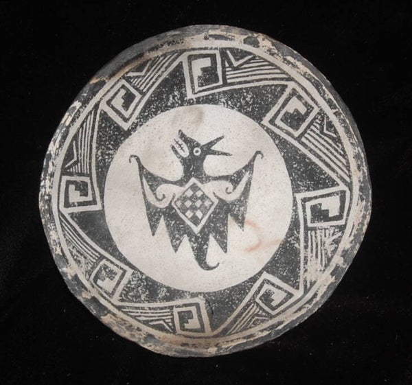 Anasazi / Mimbres Bat Bowl Replication
