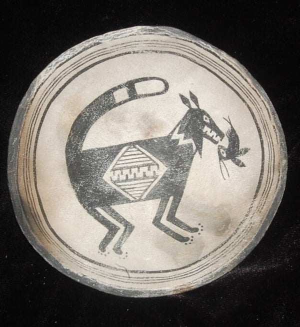 Anasazi /Mimbres Fox / Insect Bowl Replication