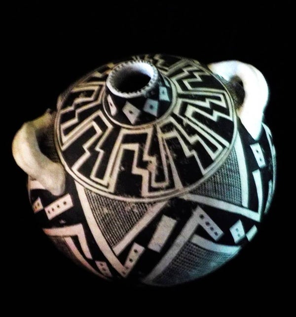 Anasazi Tularosa Large Canteen Replication Pottery