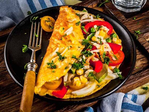 Gemüse-Omelette