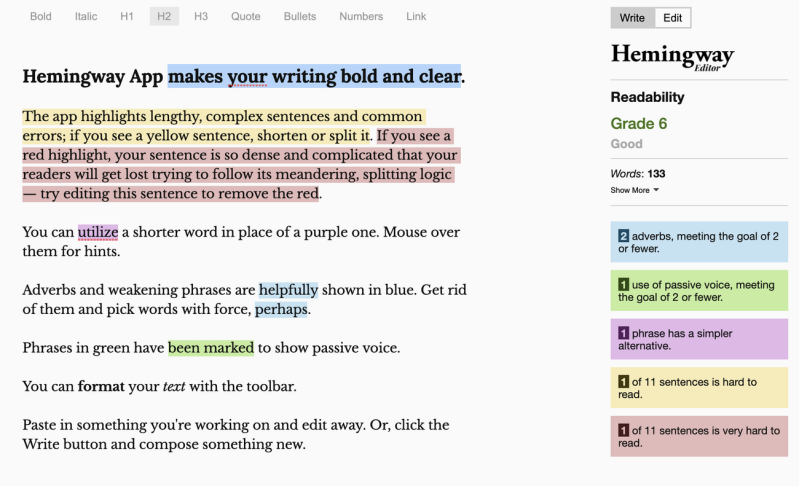 Hemingway Editor Pro