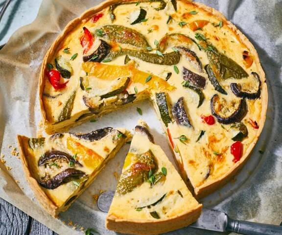 Herzhafte Gemüse-Quiche