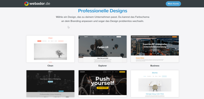 Abbildung 4: Marketing und SEO-Tools (Quelle Rentner24.eu & Image Source: *Webador.de 02.07.2024)