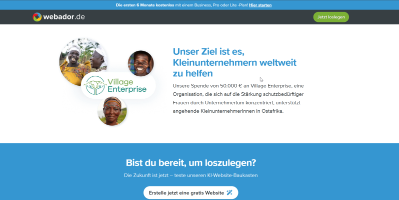 Abbildung 1: Webdesign Software Vergleich: Webador.com vs System.io im Jahr 2025 (Quelle Rentner24.eu & Image Source: Webador.de 02.07.2024)