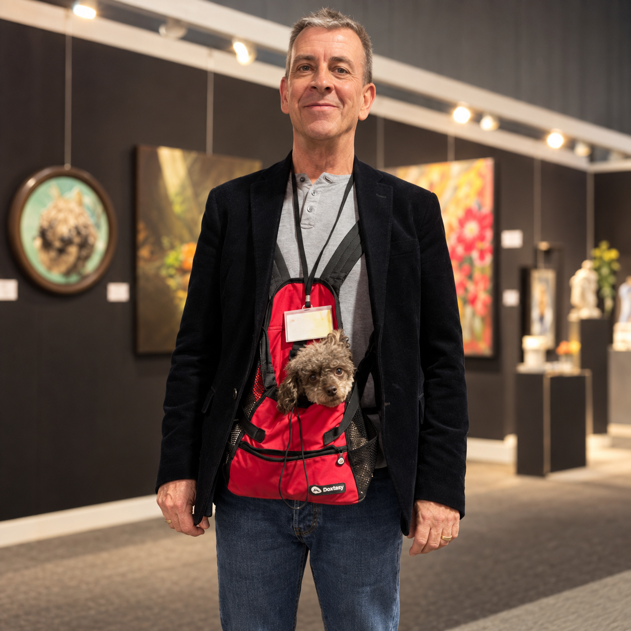 Mark Falconer atlee met Vangie