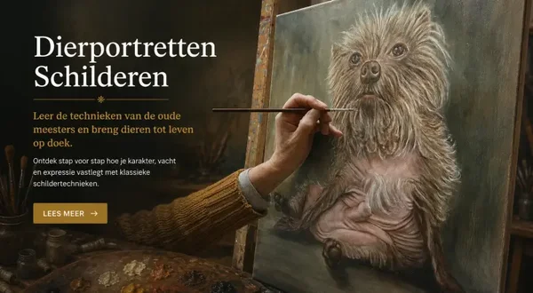 Dierportretten Schilderen | Cursus Realistisch Schilderen | Nimis
