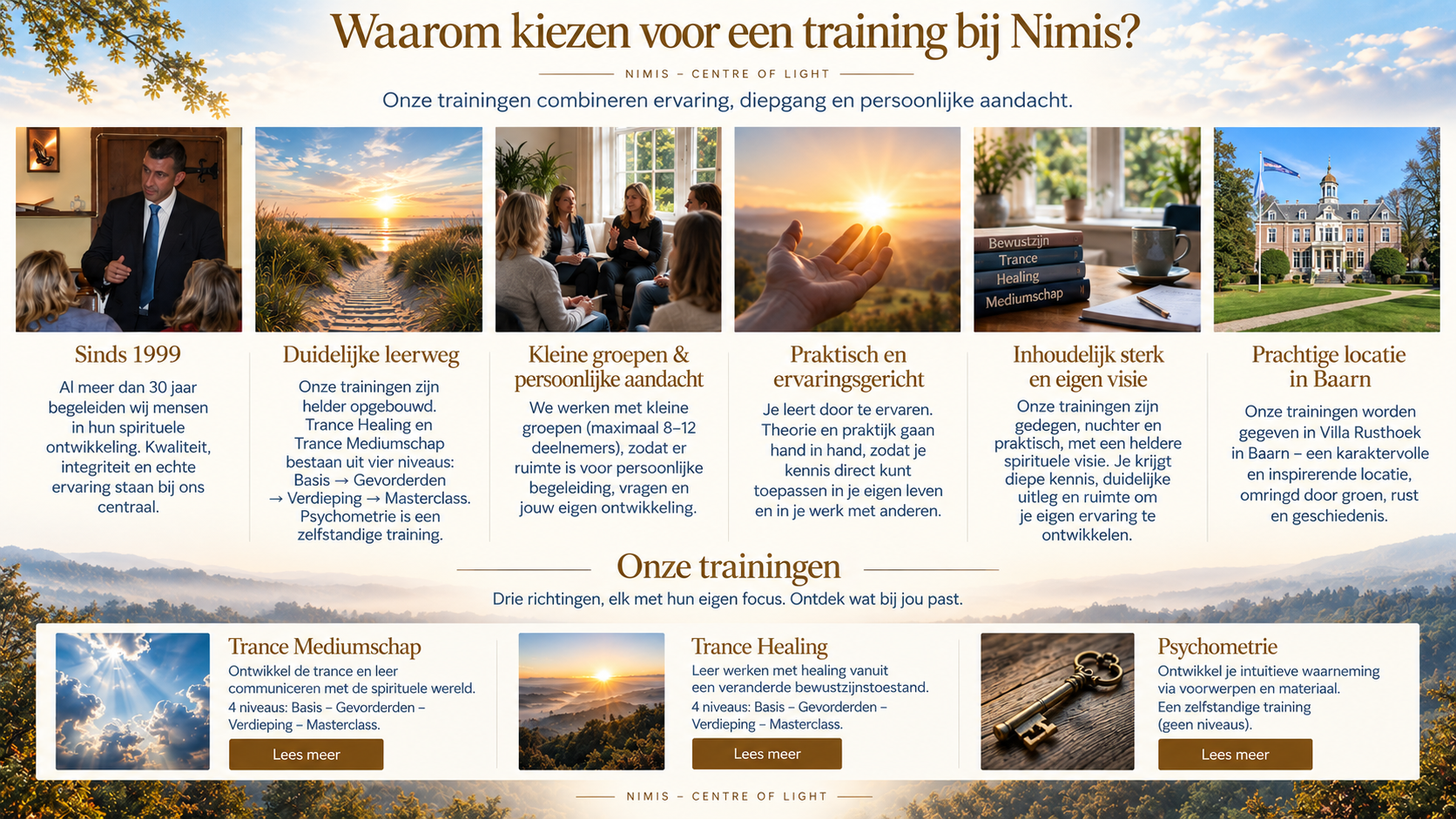 Waarom kiezen voor een training bij Nimis