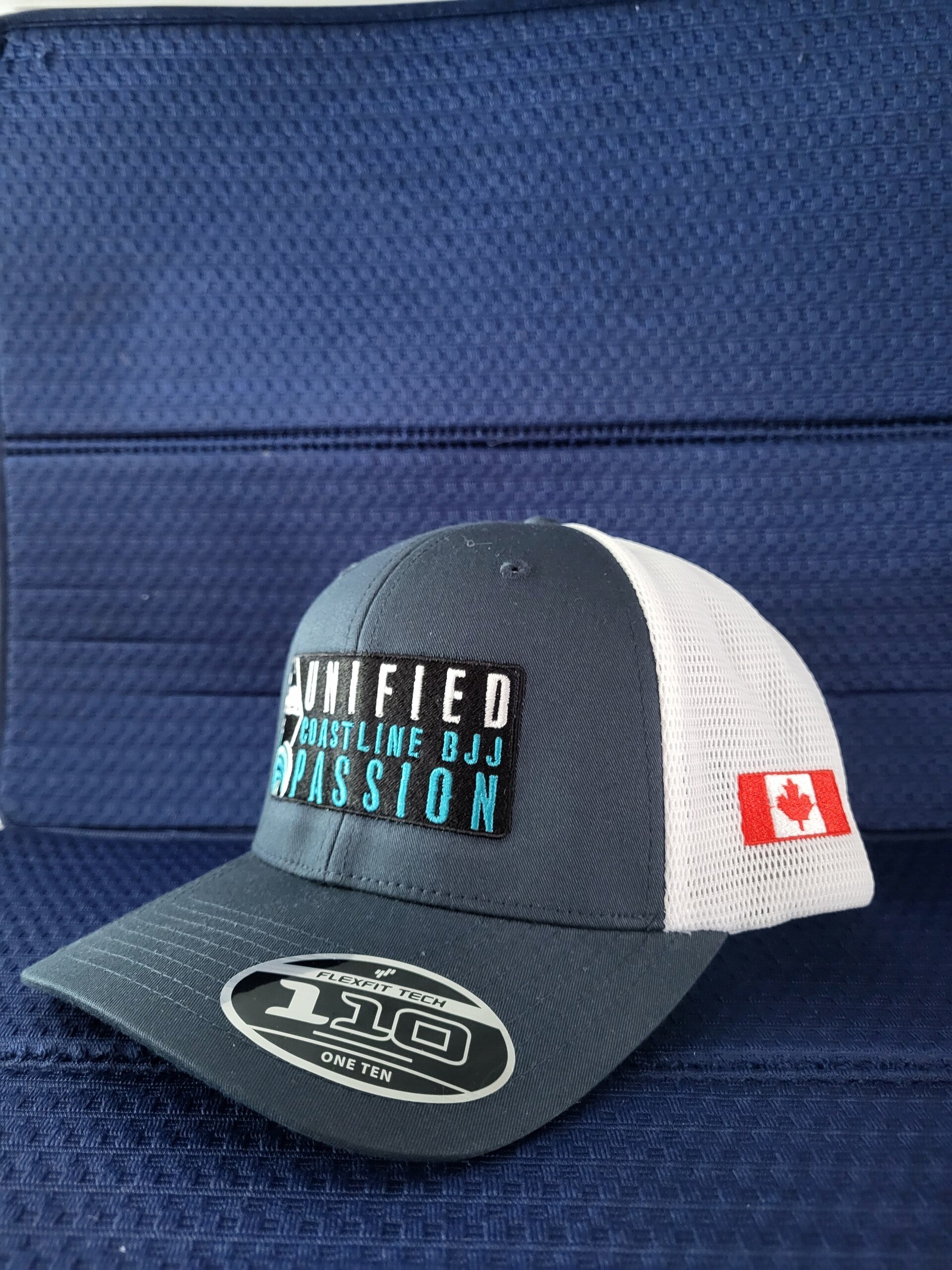 Coastline BJJ Collective Hat - Navy Blue/White Back