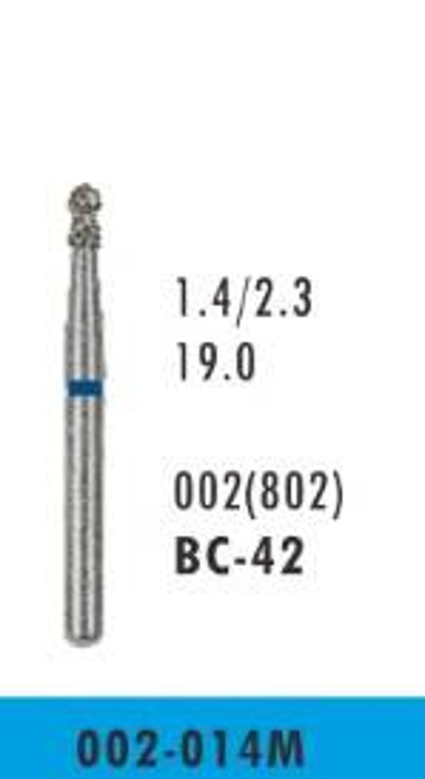 BC-42 - Ball and Collar Diamond Bur (10 burs)