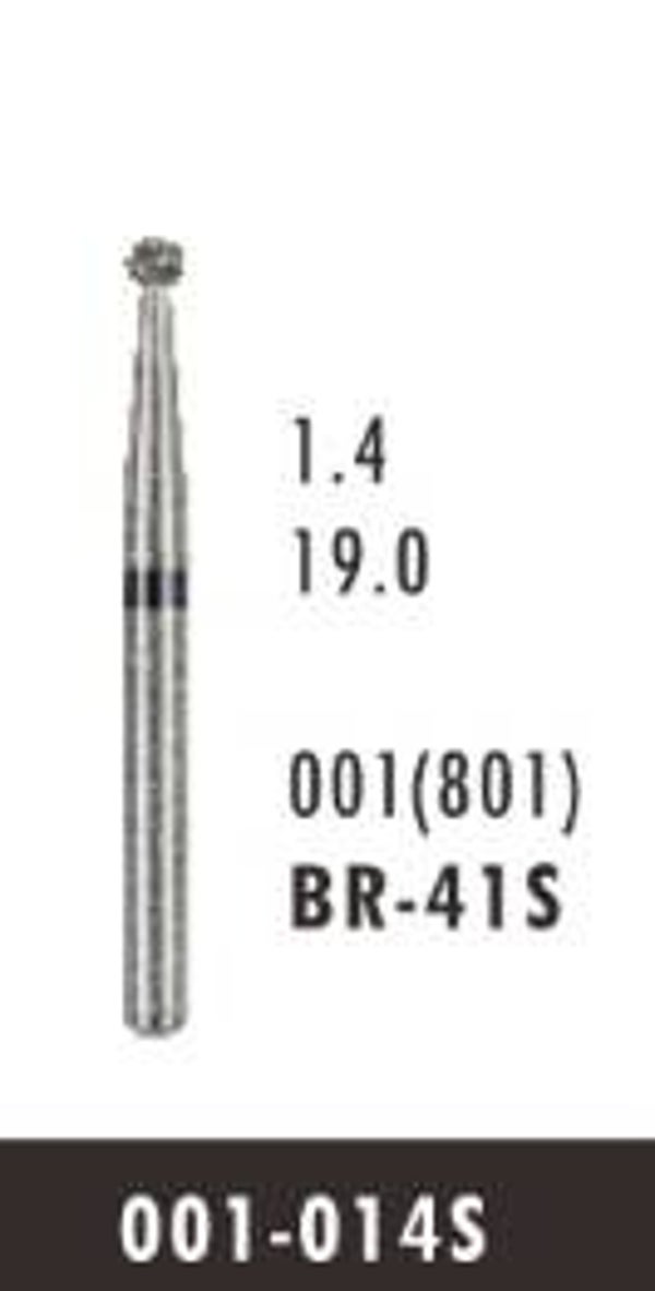 BR-L41 - Ball Round Diamond Bur (10 burs)