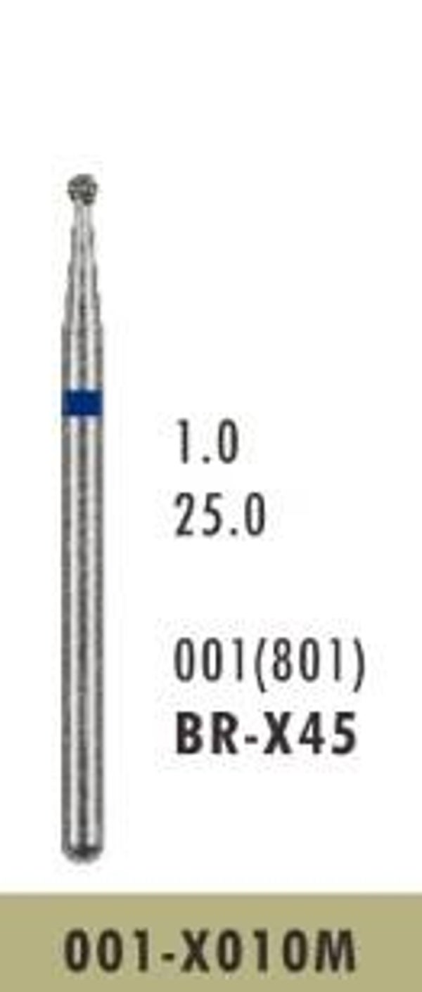 BR-X45 - Surgical Extra Long Diamond Bur (10 burs)