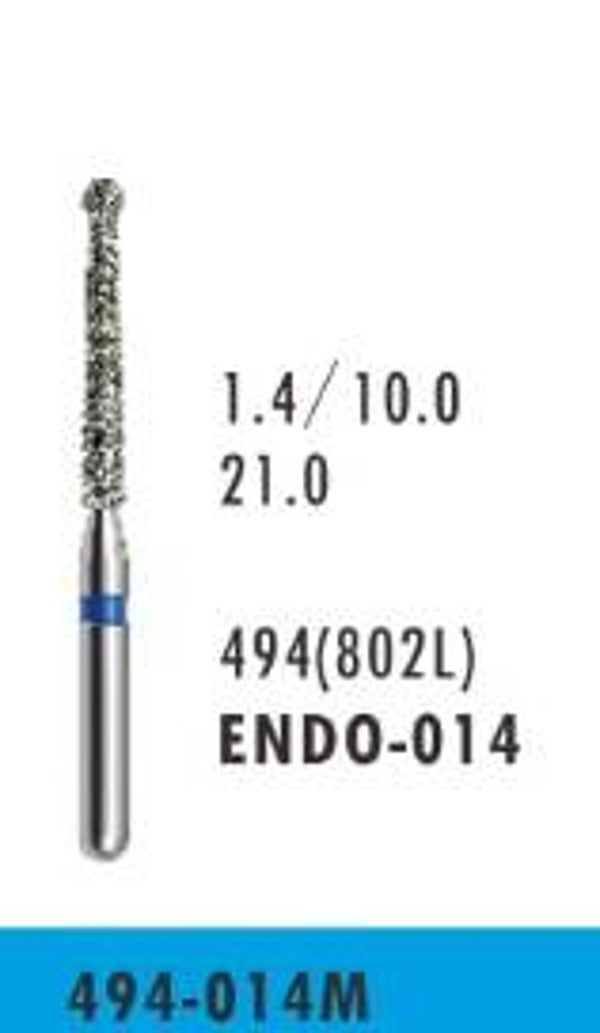 ENDO-014 - Diamond Bur for Endodontics (10 burs)