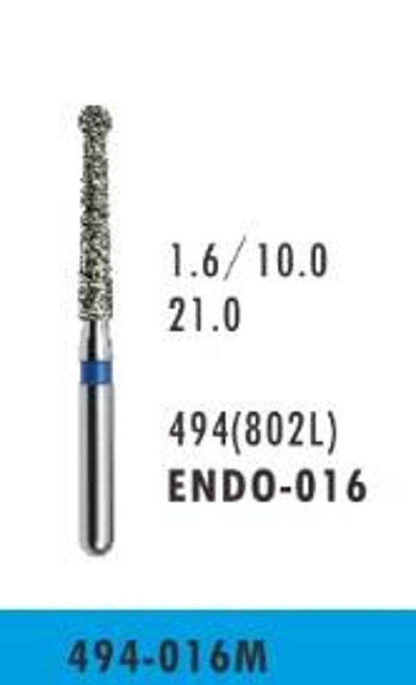 ENDO-016 Diamond Bur for Endodontics (10 burs)