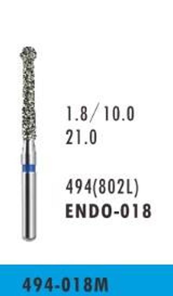 ENDO-018 - Diamond Bur for Endodontics (10 burs)