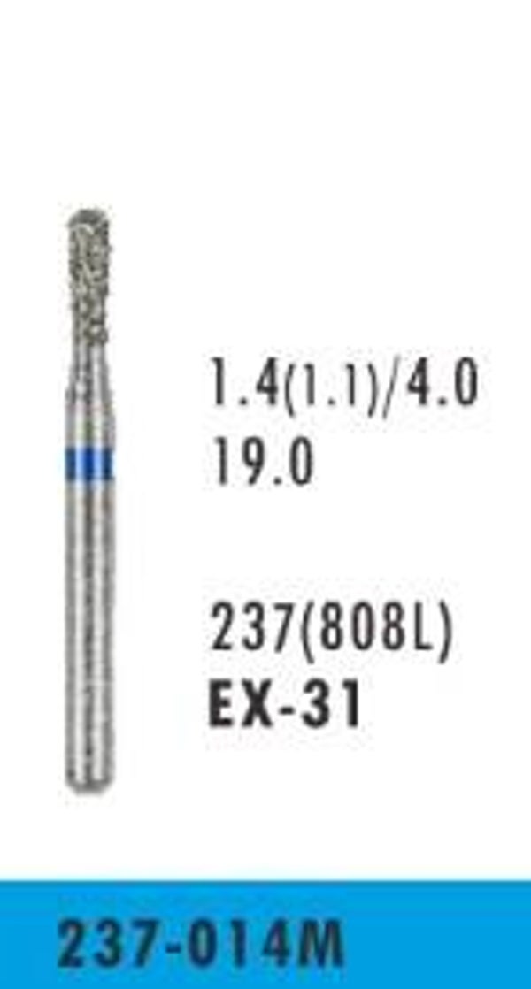 EX-31 - Round End Inverted Cone Diamond Bur (10 burs)