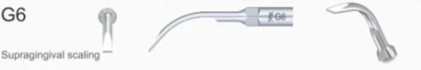Ultrasonic Scaler Tip - G6/GD6/GS6 - Pack of 5 tips (£8.5 each)