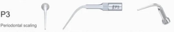 Ultrasonic Scaler Tip - P3/PD3/PS3 - Pack of 5 tips (£8.5 each)