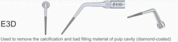 Ultrasonic Scaler Tip - E3D/ED3D/ES3D - Pack of 5 tips (£8.5 each)