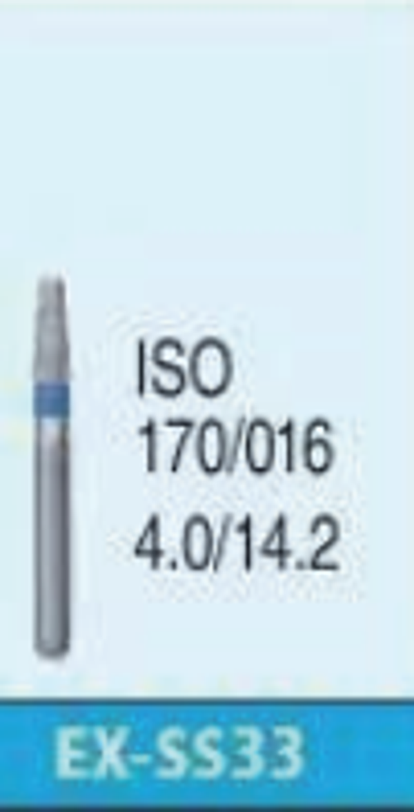 Extra shape standard grit diamond bur - EX-SS33