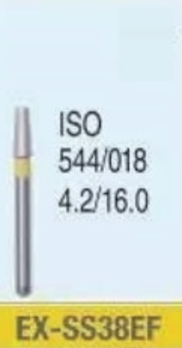 Extra shape extra fine grit diamond bur - EX-SS38EF
