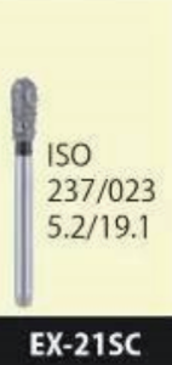 Extra shape super coarse grit diamond bur - EX-21SC