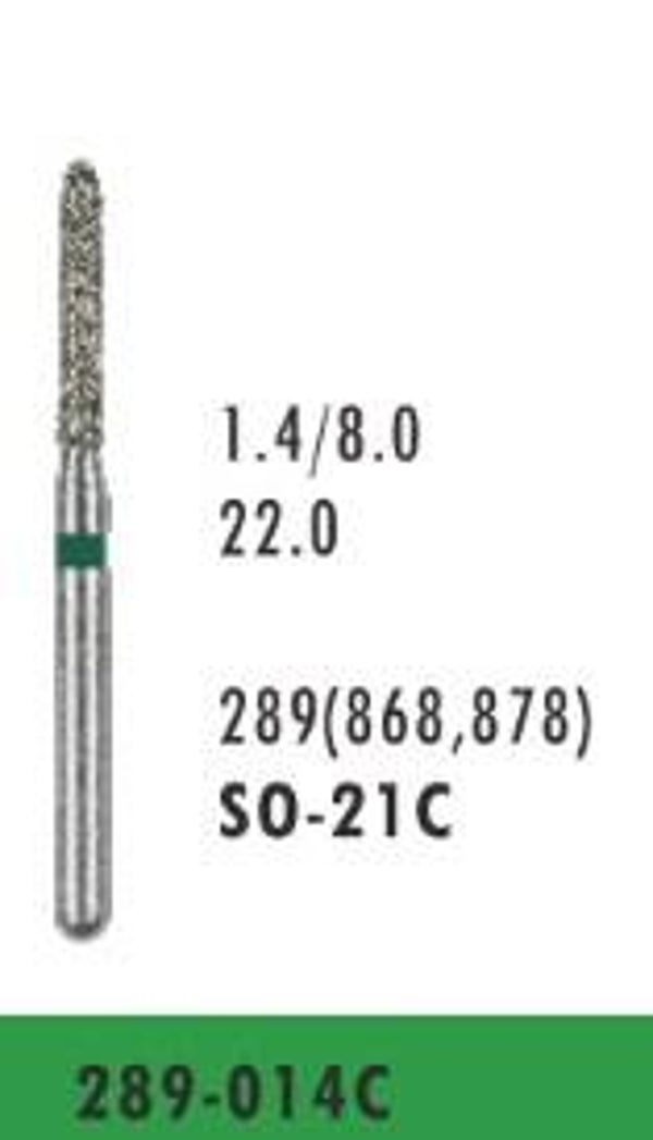 SO-21C - Torpedo Cylinder Diamond Bur (10 burs)