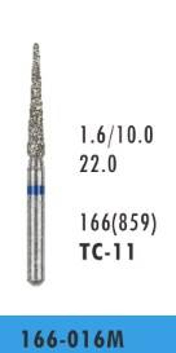 TC-11 - Pointed Cone Diamond Bur (10 burs)