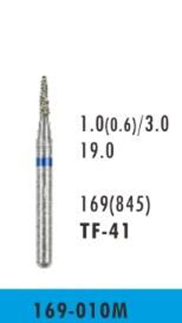 TF-41 - Flat End Cone Diamond Bur (10 burs)
