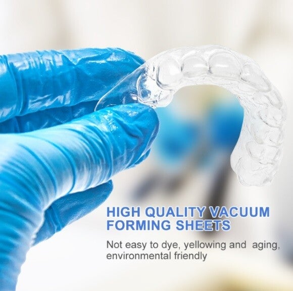 Thermoplastic Sheets For Orthodontic Retainers 1.0mm (20 Sheets