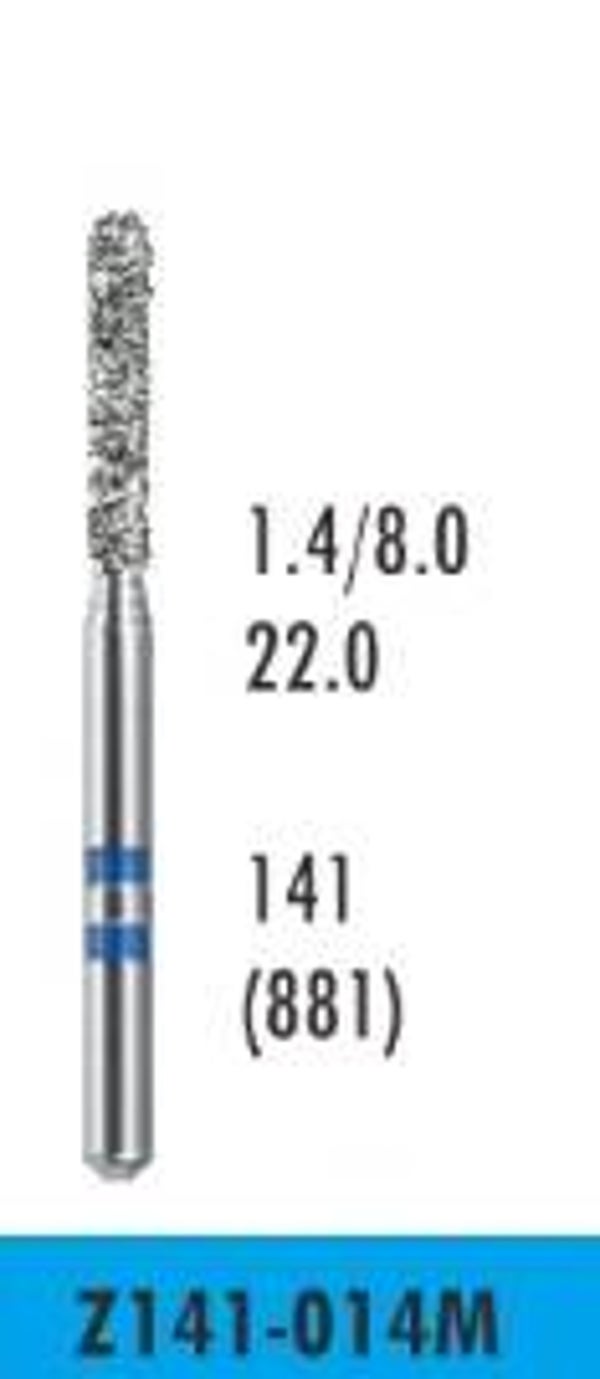 Z141-014M - Zirconia Cutting Diamond Bur (10 burs)