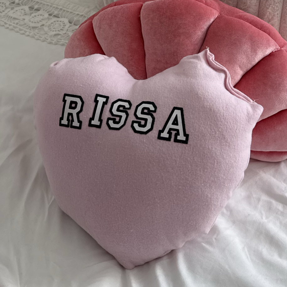 Heart Shaped Pillow - Personalization