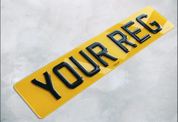 3D Gel Number Plate