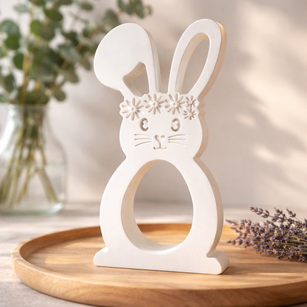 Hasenmädchen - ovales Loch