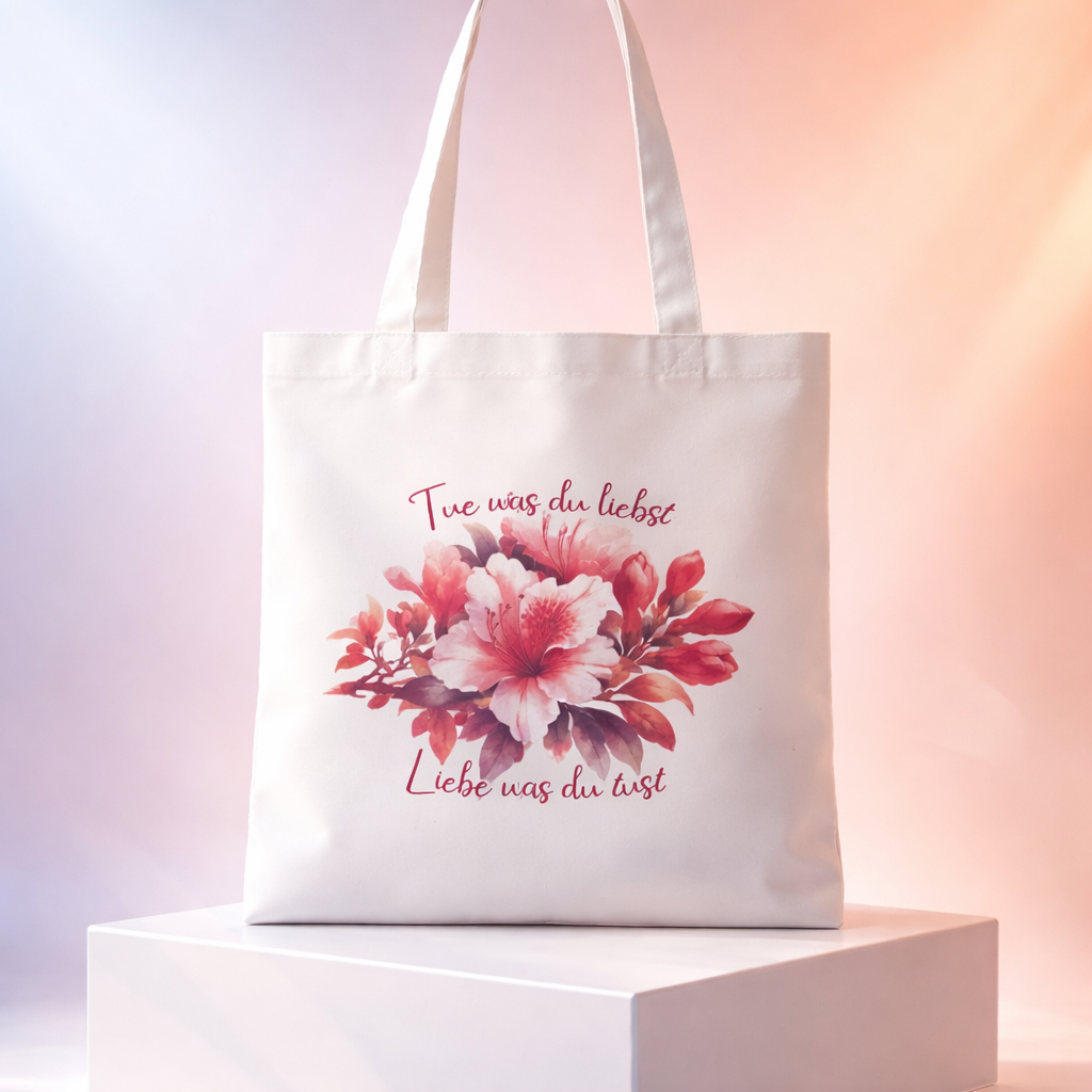 Tasche "Tue was du liebst. Liebe was du tust"