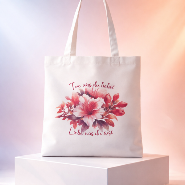 Tasche "Tue was du liebst. Liebe was du tust"