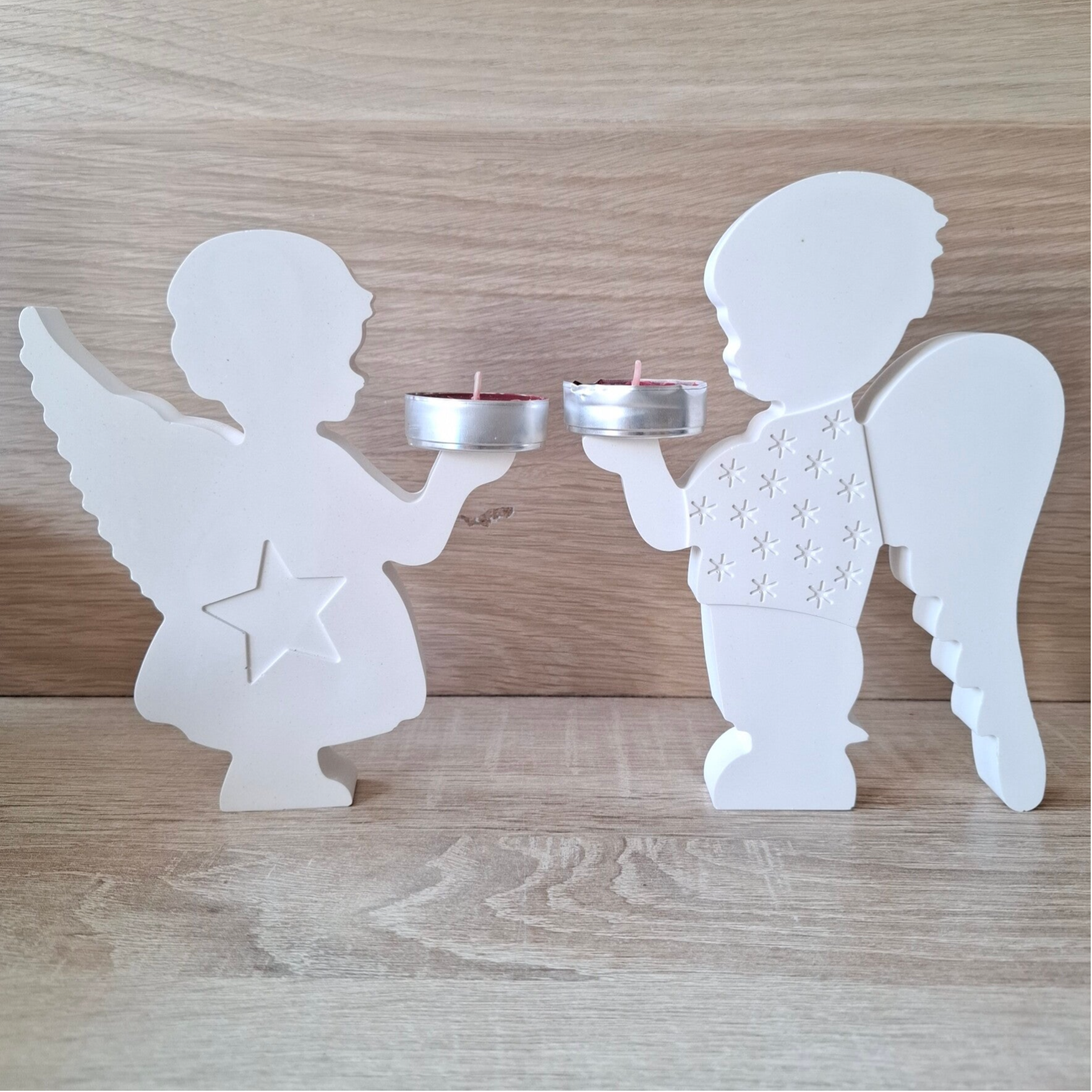 Teelichthalter "Engelskinder"