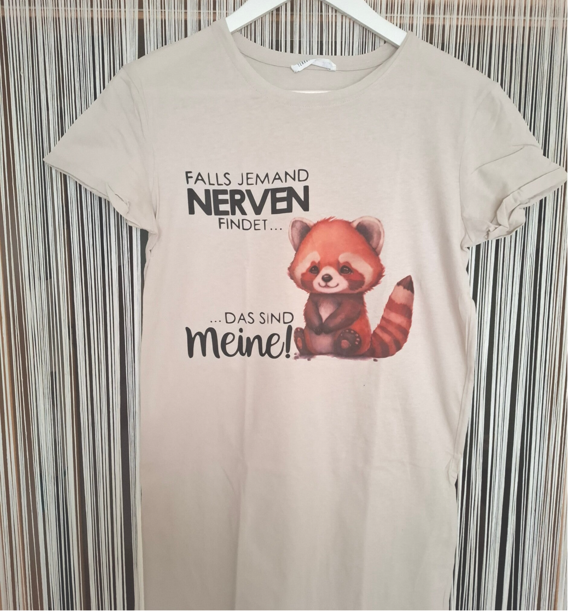 T-Shirt "Falls jemand Nerven findet..."