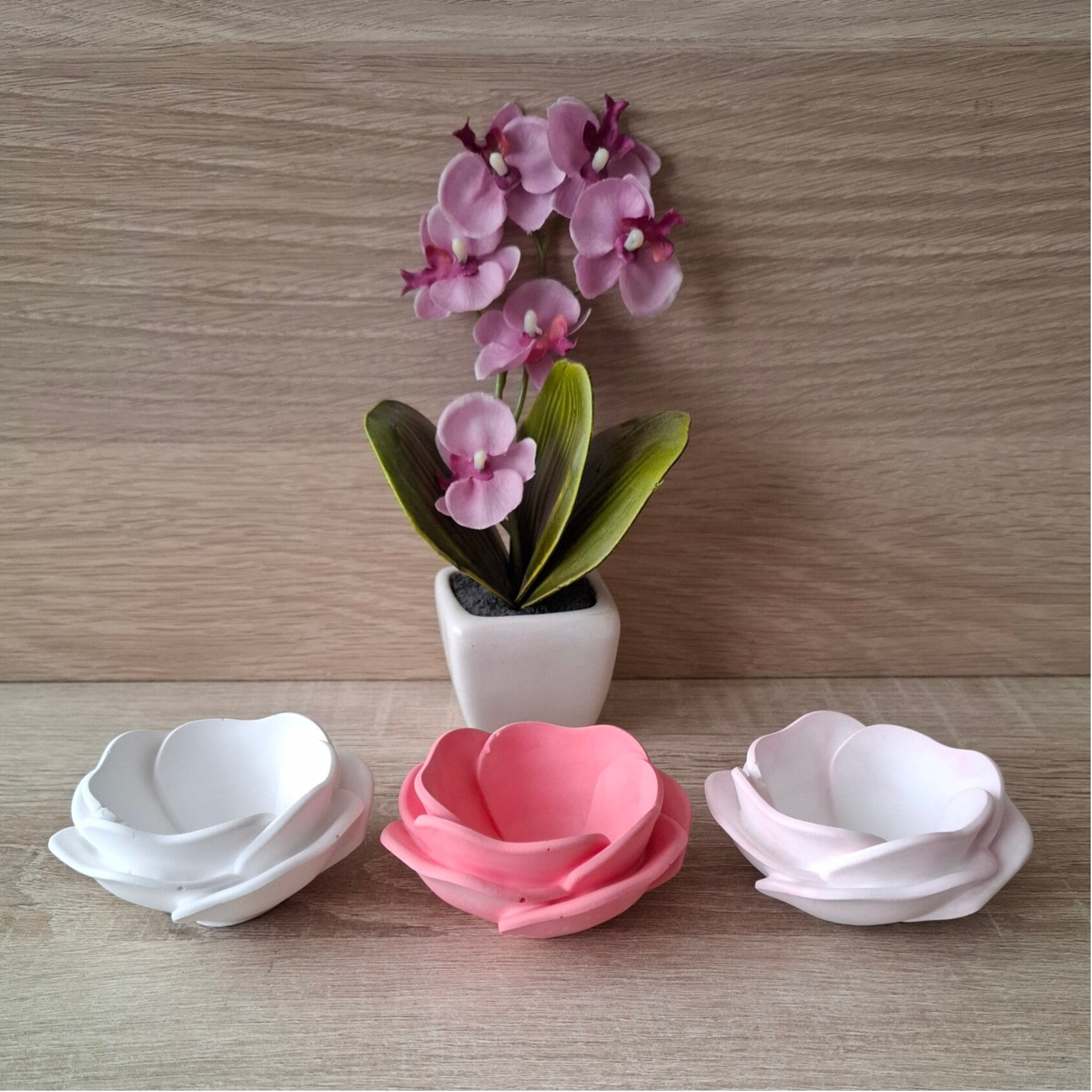 Teelichthalter "Rose"