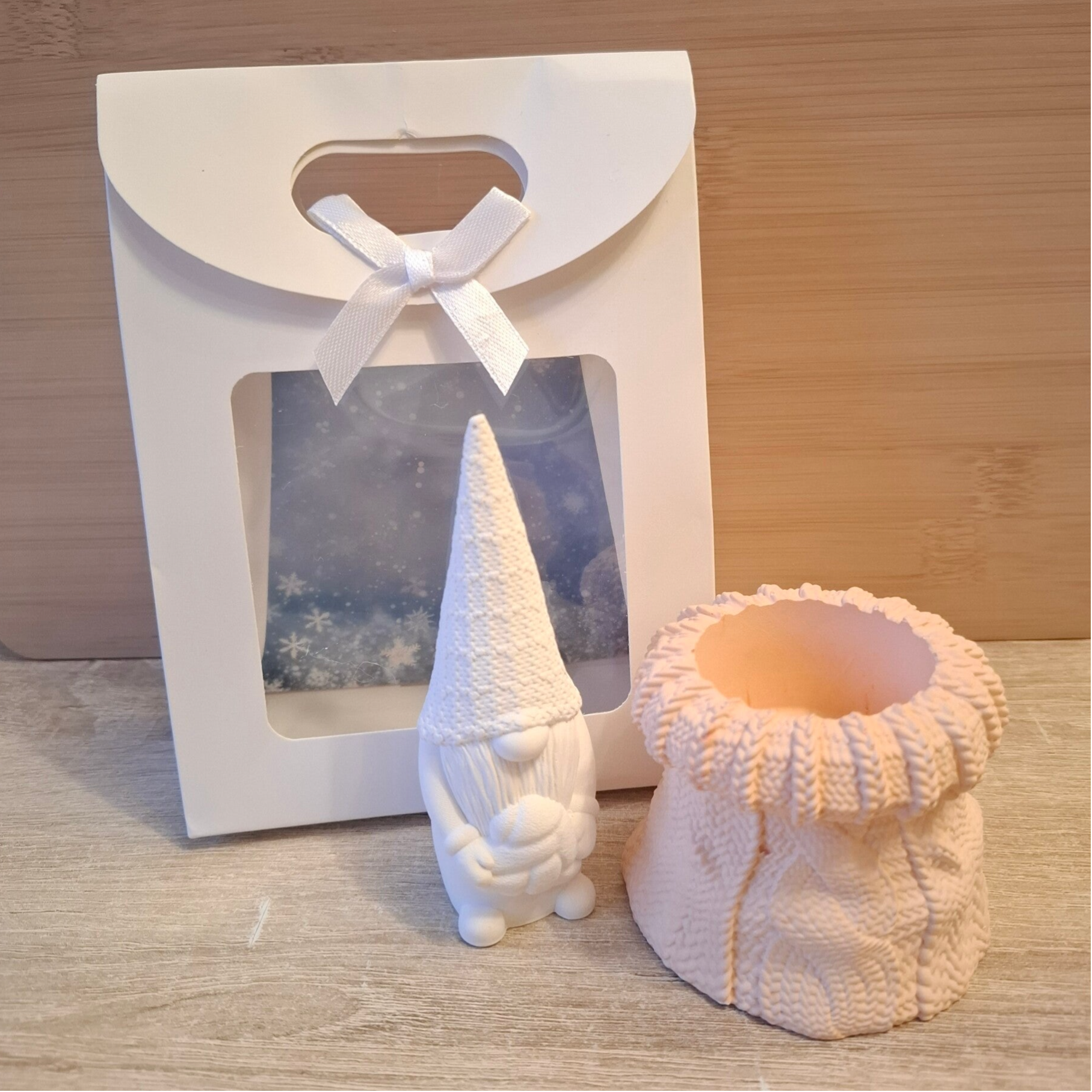 Geschenktasche "Strickwichtel"