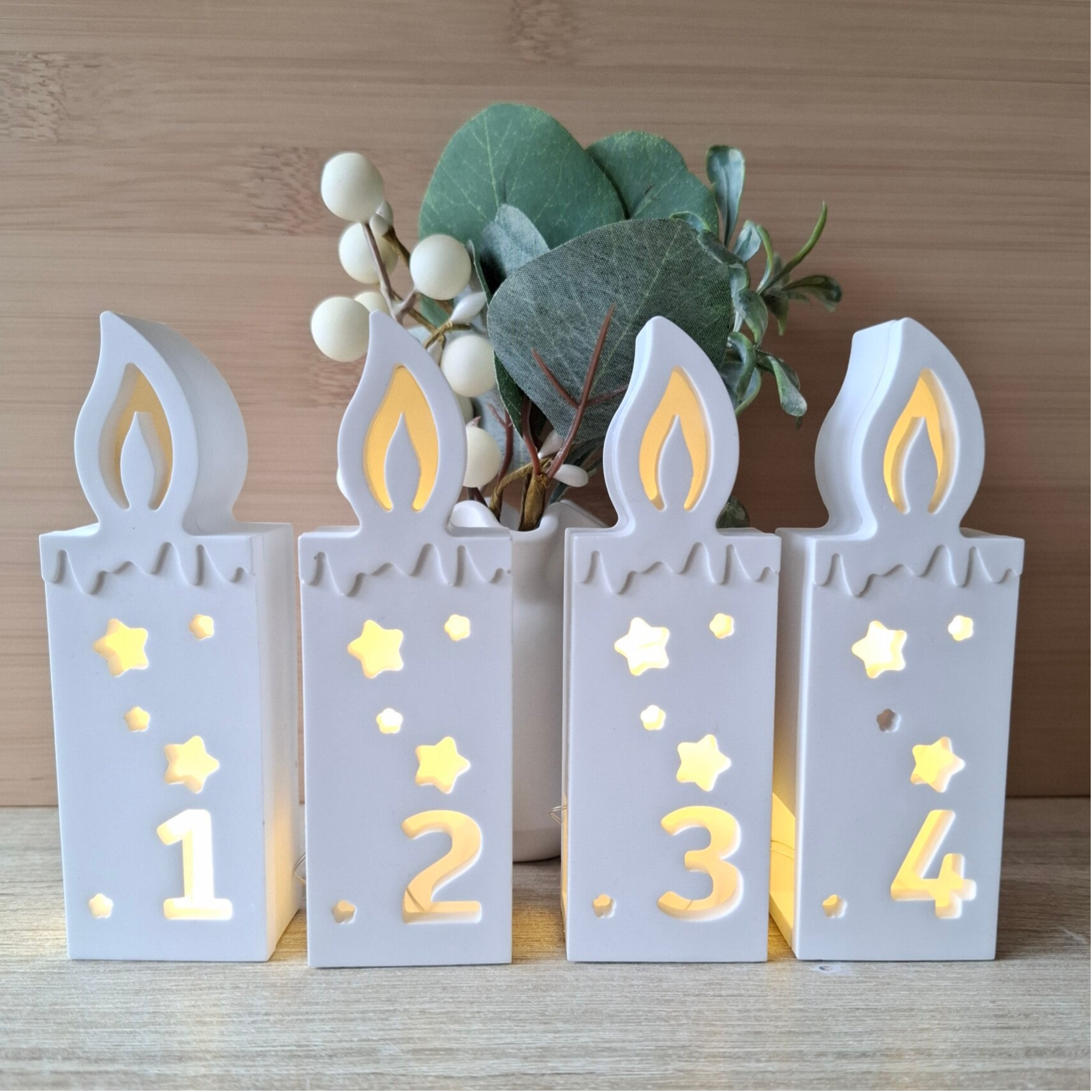 Leucht- Adventkerzen