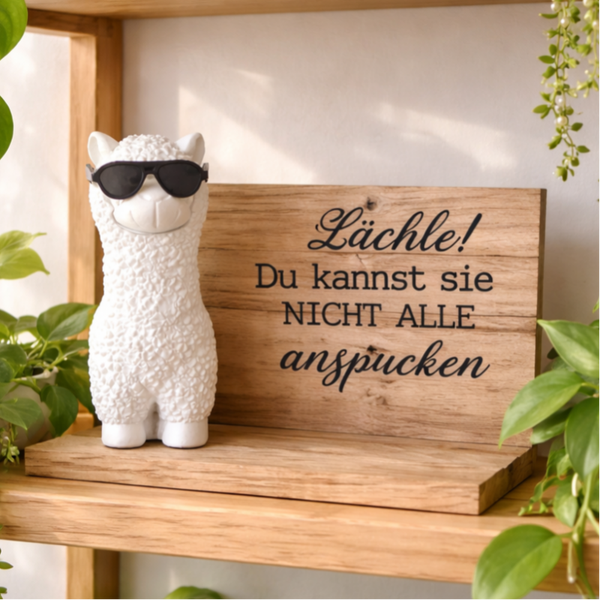 "Lächle! Du kannst sie nicht alle anspucken"