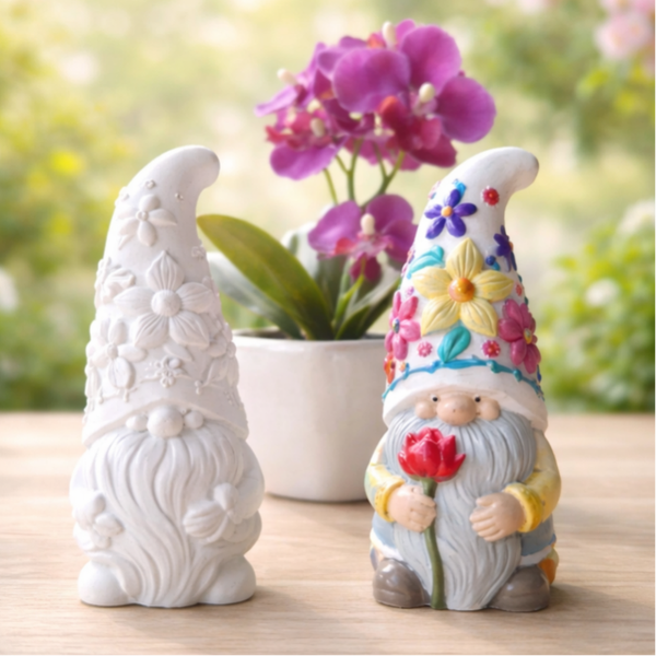"Wichtel mit Tulpe"