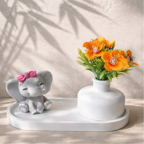 Dekotablett "Elefant"