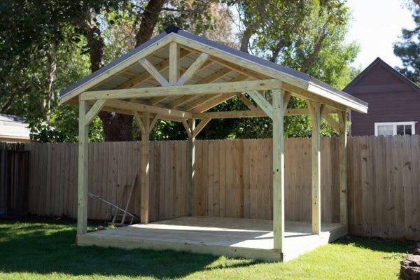 10x12 Steel Edge Metal Roof Pavilion Kit